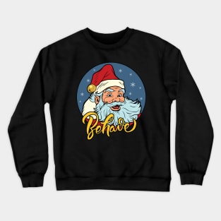 Pop Art Santa Crewneck Sweatshirt